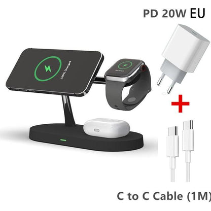 3-in-1 Wireless Magsafe Charger Stand - Pioneer Gadgets