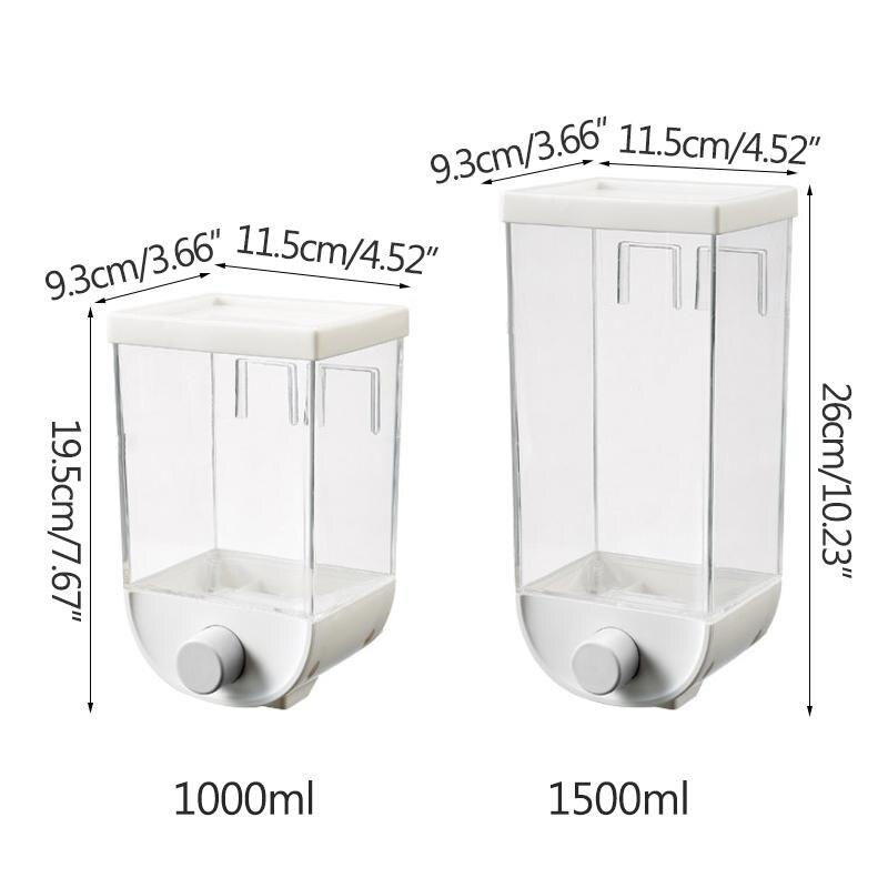 Wall-Mounted Kitchen Multi-Grain Sealed Jars - Pioneer Gadgets