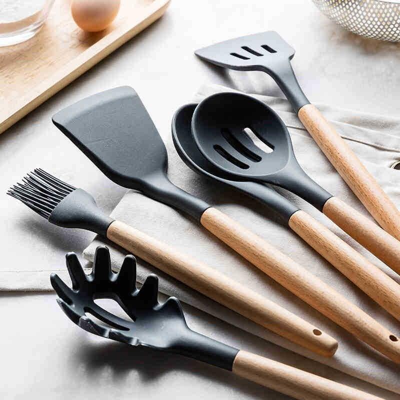 Non Stick Pot Spatula And Spoon - Pioneer Gadgets