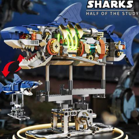 Semi-Mechanical Shark Light Toy - Pioneer Gadgets