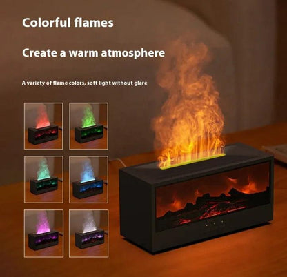 Cozy Flame Aroma Humidifier - Pioneer Gadgets