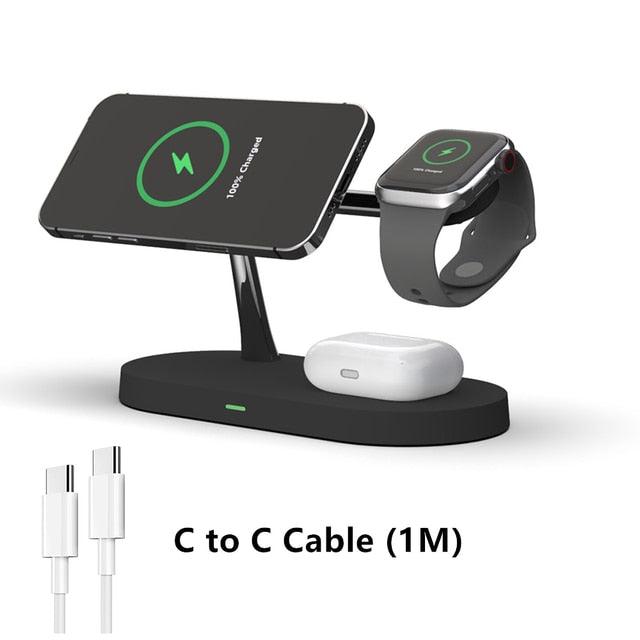 3-in-1 Wireless Magsafe Charger Stand - Pioneer Gadgets