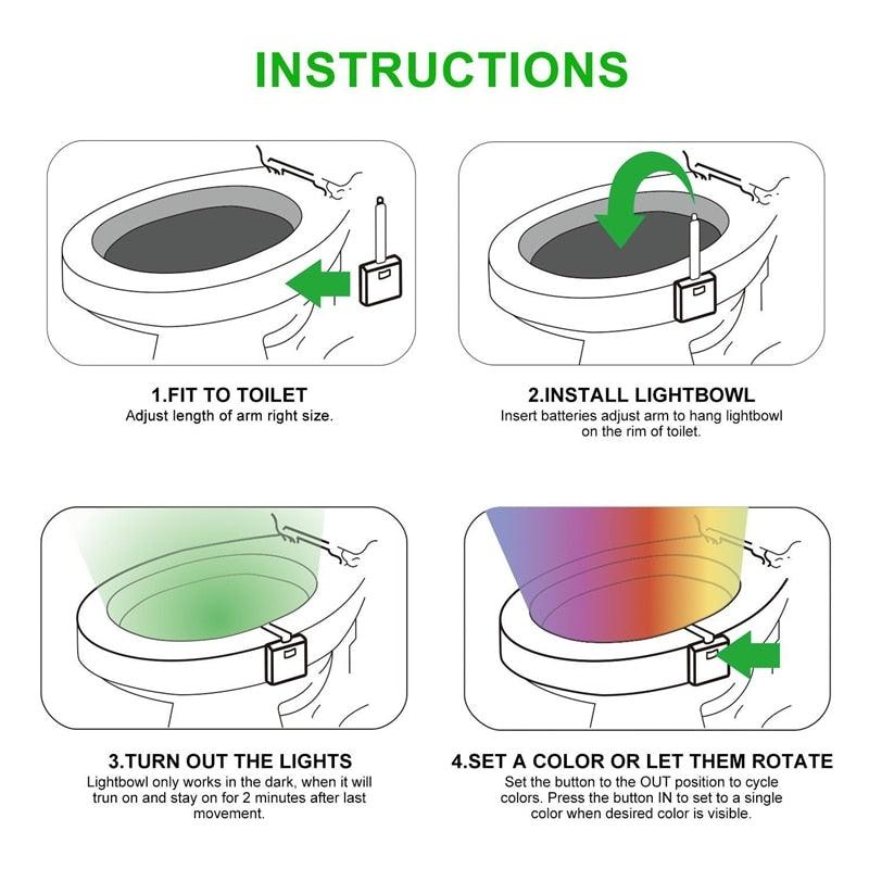 Toilet Night Light - Pioneer Gadgets