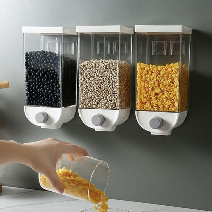 Wall-Mounted Kitchen Multi-Grain Sealed Jars - Pioneer Gadgets