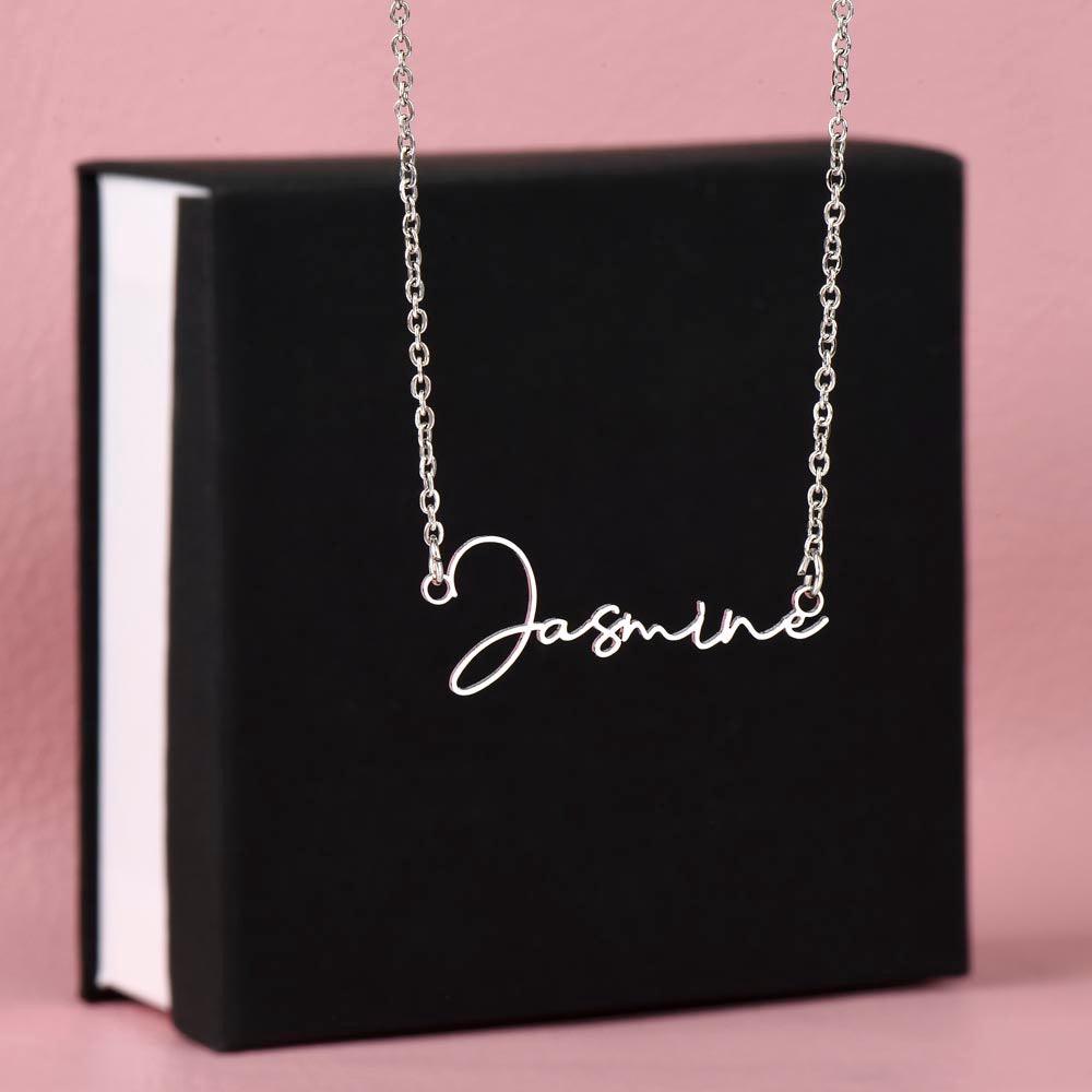 Signature Style Name Necklace.