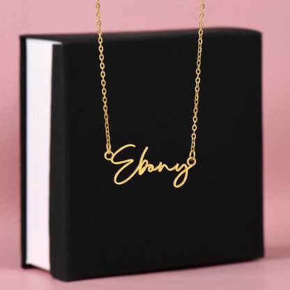 Signature Style Name Necklace.