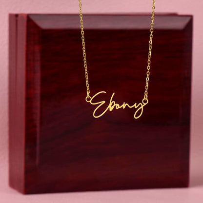 Signature Style Name Necklace.