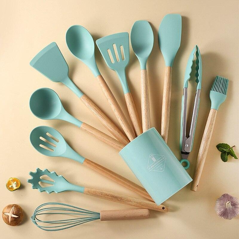 Non Stick Pot Spatula And Spoon - Pioneer Gadgets